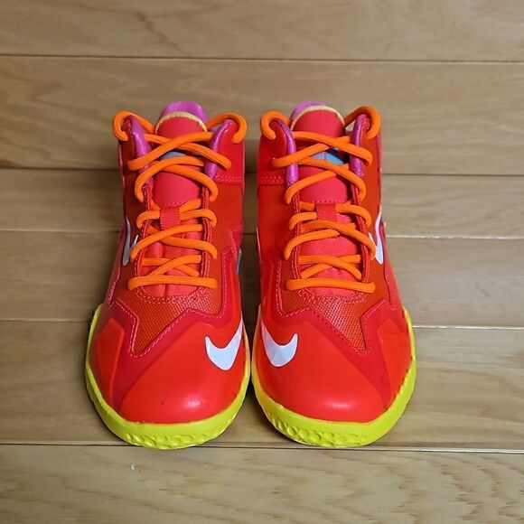 Lebron XI Size 11.5 Fruity Pebbles Kids Youth Basketball Shoe 621713-600 - Picture 4 of 11